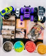 Load image into Gallery viewer, Monster Trucks Deluxe Play Dough Box